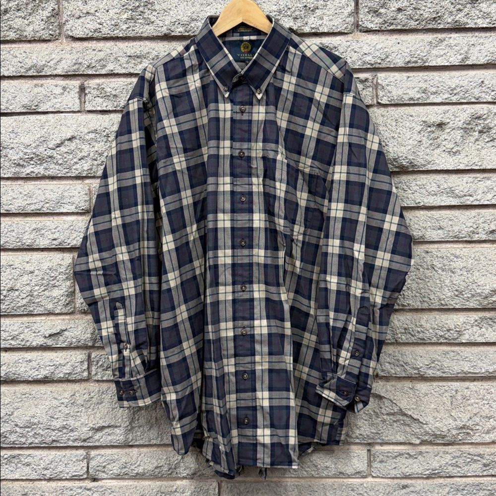 Viyella high end Men's Plaid Shirt Sz 1X